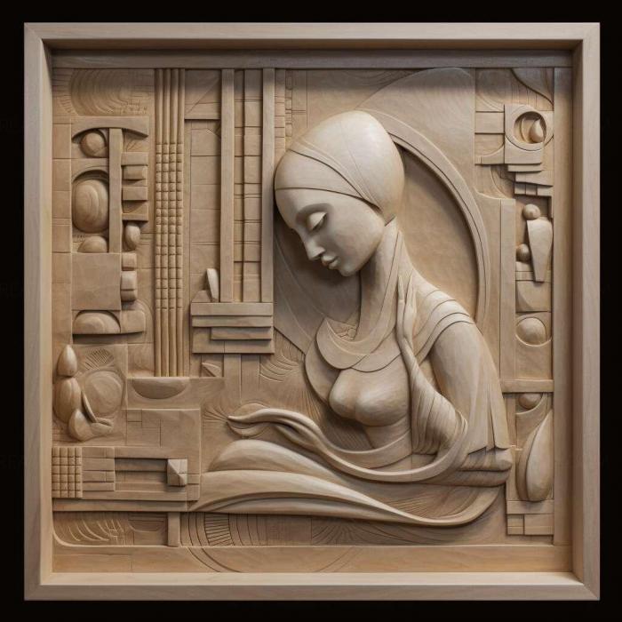 نموذج ثلاثي الأبعاد لآلة CNC 3D Art 